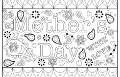 Colouring Mothers Day Card Free Printable Template CRAFT N HOME