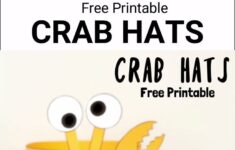 Cute And Fun Crab Hats Easy Art For Kids Crab Crafts Kids Craft Room