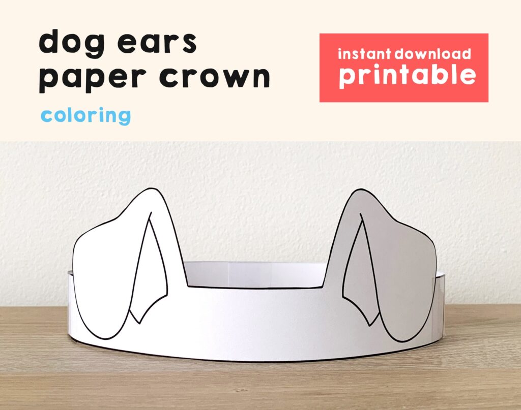 Printable Dog Ear Headband Template