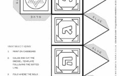 Dreidel Template With The Hebrew Letter Pey Free Printable Planerium