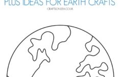 Earth Template FREE Printable PDF Earth Day Crafts Earth Craft Earth Day Projects