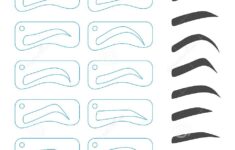 Eyebrow Stencil Stock Illustrations 65 Eyebrow Stencil Stock Illustrations Vectors Clipart Dreamstime