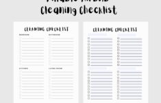Fillable And Editable Airbnb Printable Cleaning Checklist Etsy Cleaning Checklist Cleaning Checklist Template Airbnb Checklist