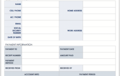 Free Client Information Forms Templates Smartsheet