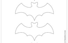 Free Printable Bat Template DIY Halloween Decorations Pjs And Paint