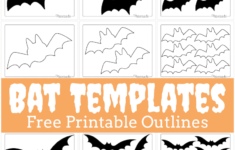 Free Printable Bat Templates For Halloween Crafts