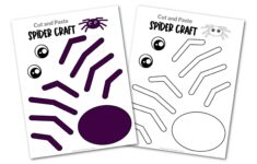 Free Printable Spider Craft Template Simple Mom Project