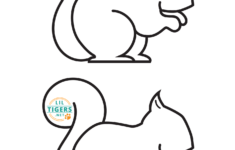 Free Printable Squirrel Templates Lil Tigers