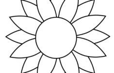 Free Printable Sunflower Template Daily Printables