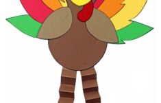 Free Printable Turkey Craft For Thanksgiving Mama Likes This