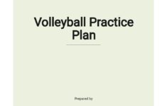 Free Volleyball Practice Plan Template Google Docs Word Apple Pages Template