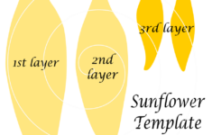 Giant Paper Sunflower Templates Catching Colorlfies Paper Sunflowers Sunflower Paper Flowers Sunflower Template