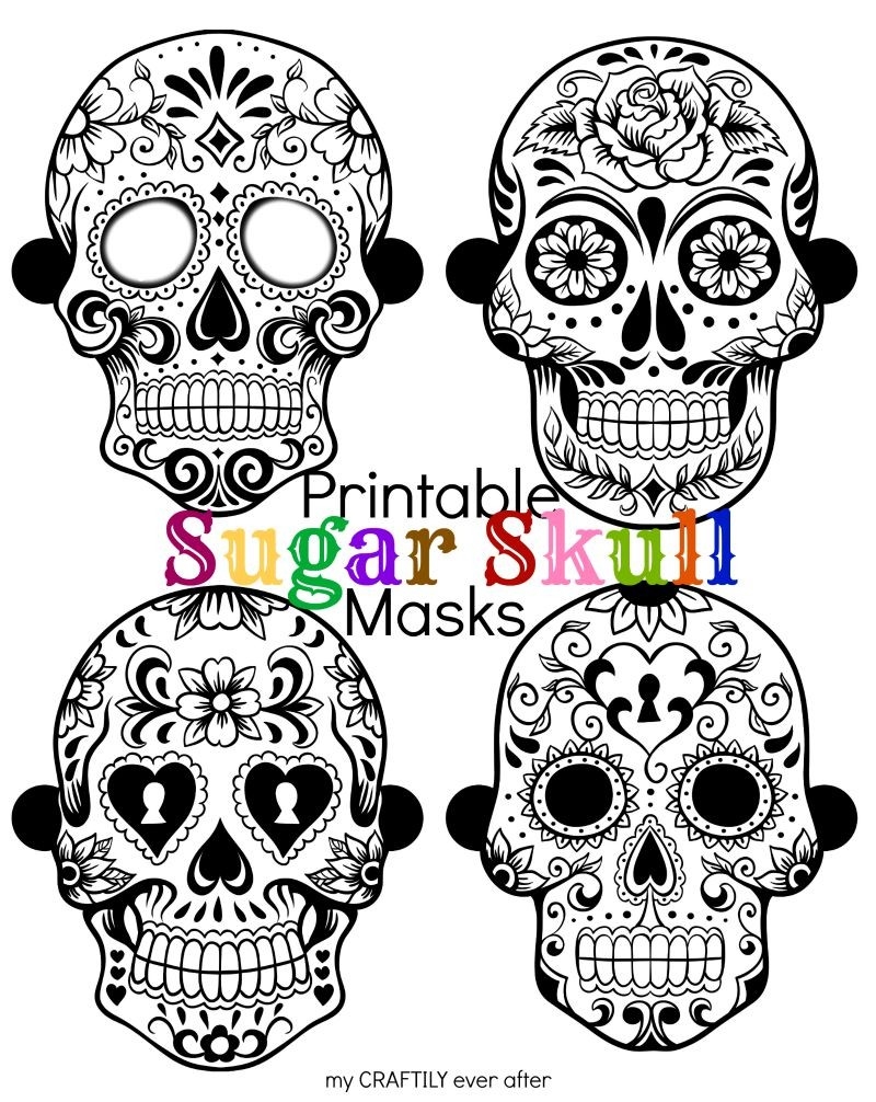 Free Printable Sugar Skull Template Free Printable