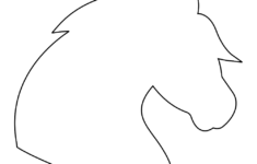 Horse Head Template Horse Template Face Template Horse Coloring Pages