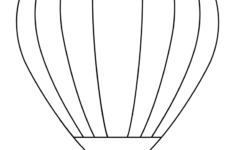 Hot Air Balloon Printable Templates 2023 Graphic Pie