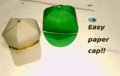 How To Make A Baseball Cap Out Of Paper Easy Simple YouTube