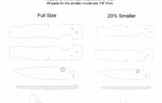 Knife Template Folding Knives Knife Patterns