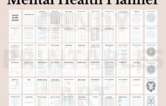 Mental Health Journal Printable Mental Health Planner Etsy de