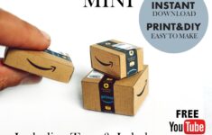 Mini AMAZON BOX 1 6 Vorlage Sofort Download Druckbare Pakete Etsy de