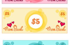 Mom Bucks Printable 3 Denominations Freebie Finding Mom