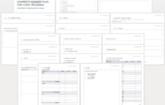 Nonprofit Business Plan Templates Smartsheet