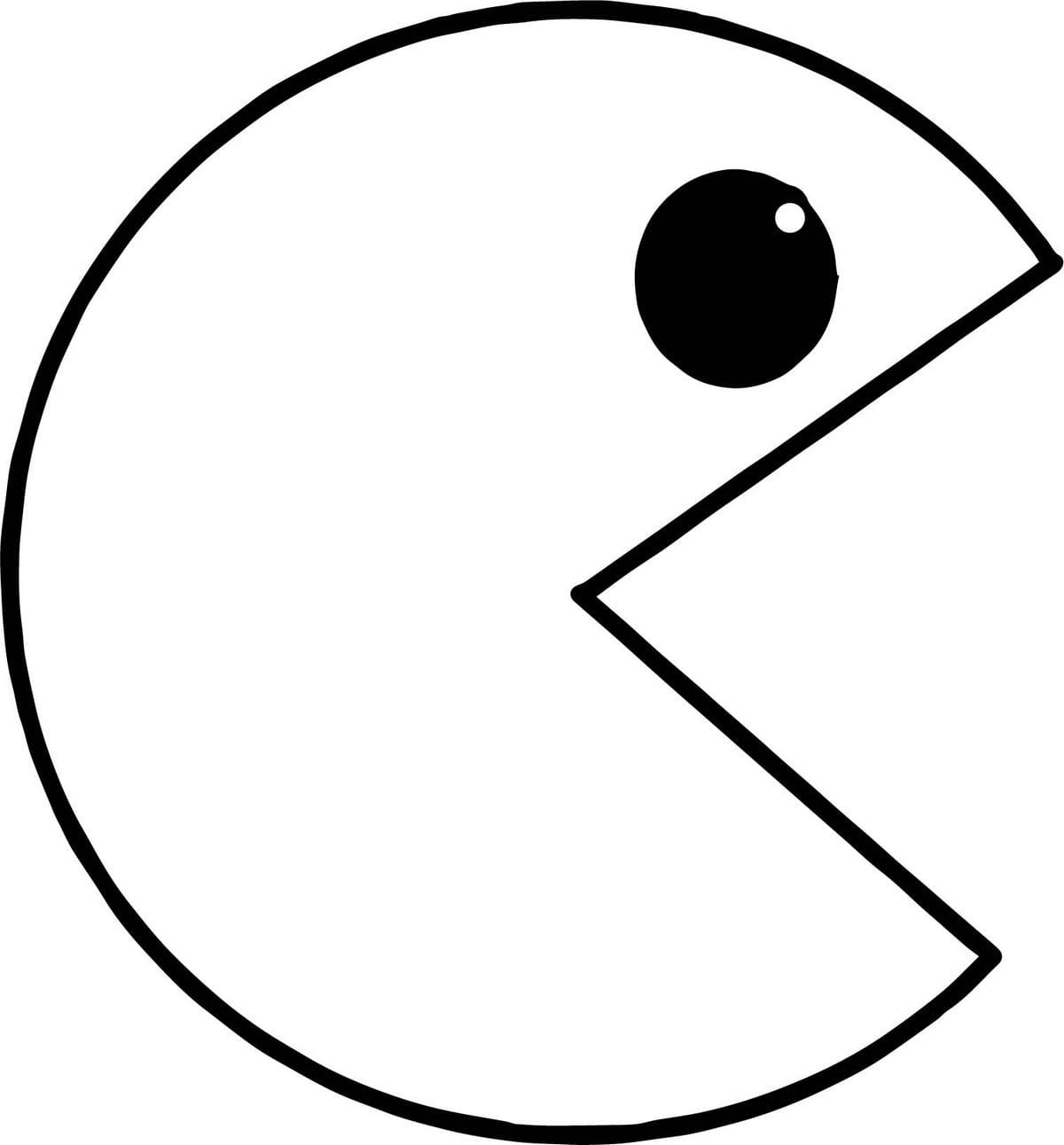 Pac Man Ghost Eyes Template Printable Free Printable