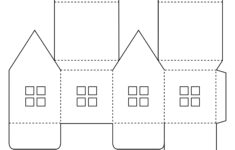 Paper House Printable Craft Templates Paper House Template House Template Paper House Printable