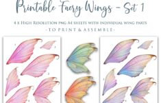 PRINTABLE FAIRY WINGS Set 1 Scrapbooking Clipart Digital Etsy de