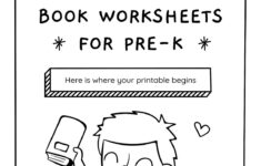 Printable Memory Book Worksheets For Pre K Google Slides