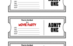 Printable Movie Tickets Fill Out Sign Online DocHub
