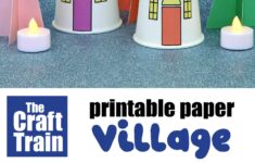 Printable Paper Village The Craft Train