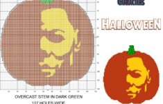 Pumpkin Carvings 7 Michael Myers Plastic Canvas Pattern By Michael Kramer Halloween Wood Crafts Plastic Canvas Crafts Plastic Canvas Patterns