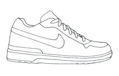 Sneaker Coloring Pages Coloring Home