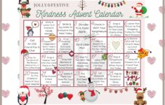 Spread Joy With A Kindness Advent Calendar Jolly Festive
