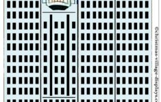 Tall White Building 3d Paper Template Casas Para Armar Troqueles De Cajas Bricolaje F cil