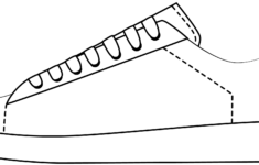 Tennis Shoe Printable Template Free Printable Papercraft Templates