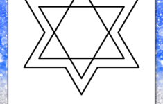 The Star Of David Coloring Page FREE Printable PDF From PrimaryGames