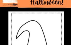 Witch Hat Printable Template perfect For Halloween INSTANT Download